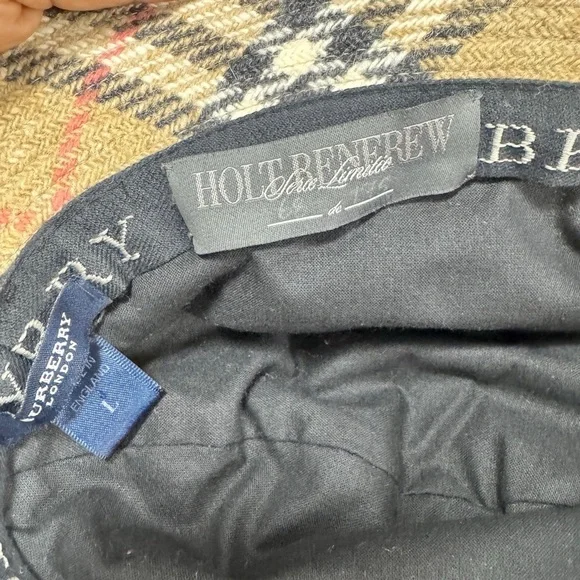 Burberry London Classic Vintage Bucket Hat Nova Check Plaid Hat – Size L– Women - Picture 7 of 16